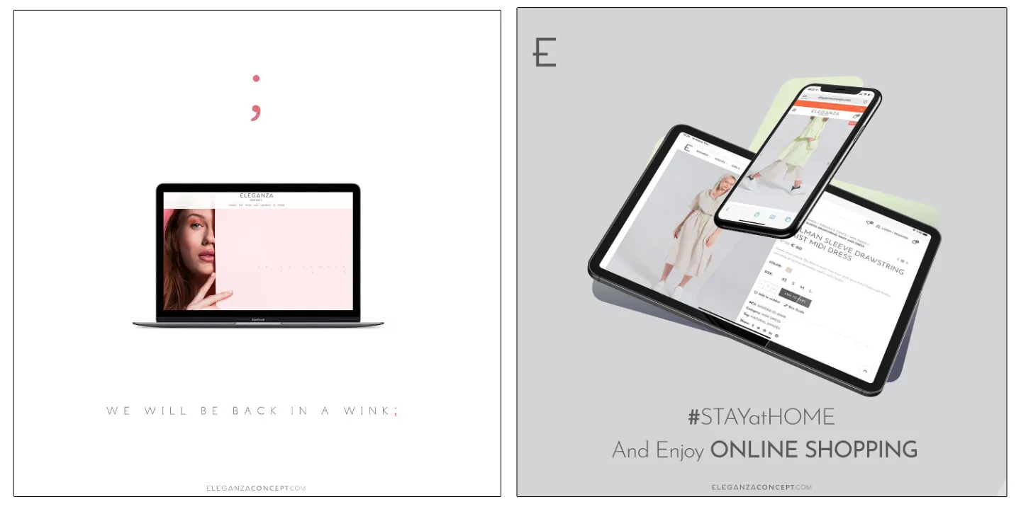 Eleganza Concept website screenshot
