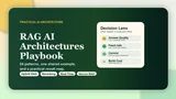 RAG Architectures Playbook cover with decision lens